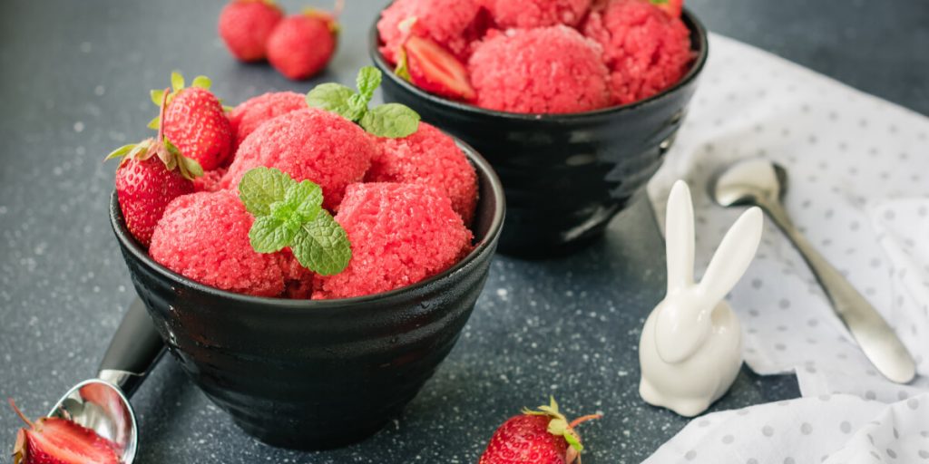 Citrus Strawberry Sorbet