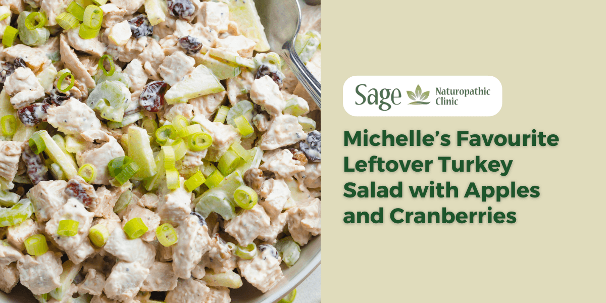Michelle’s Favourite Leftover Turkey Salad with Apples and Cranberries